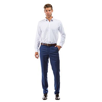Azzuro Men's 3-Pack of Blue Dress Pants