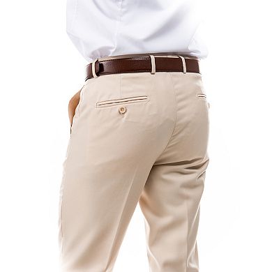 Azzuro Men's 3-Pack of Tan Dress Pants