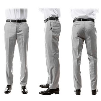 Azzuro Men's 3-Pack of Light Grey Dress Pants