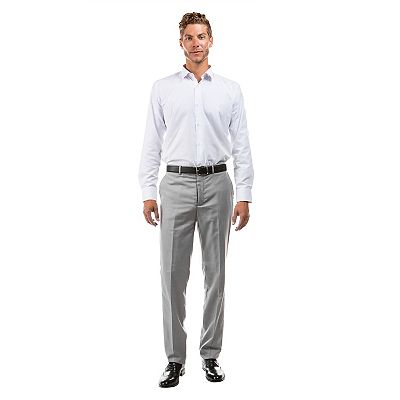 Azzuro Men's 3-Pack of Light Grey Dress Pants