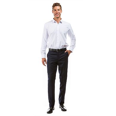 Azzuro Men's 3-Pack of Navy Dress Pants