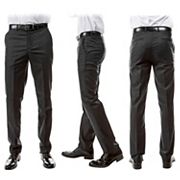 Azzuro Men's 3-Pack of Navy Dress Pants