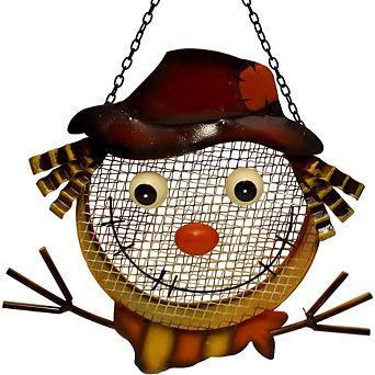 Gift Essentials Metal Assorted Scarecrow Mesh Bird Seed Feeder