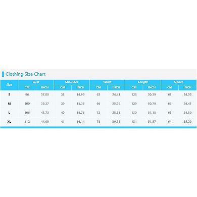 Women Pleated Dress Long Sleeve Button Down With Belt A-Line Flowing Dress