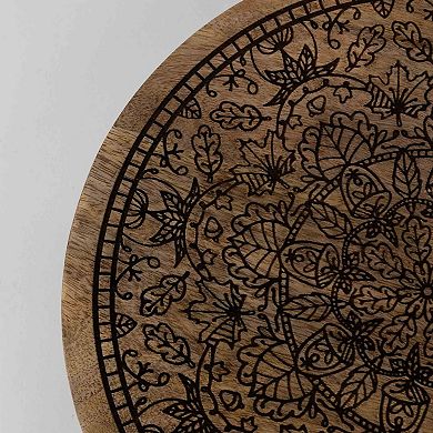 Mandala Wooden Lazy Susan