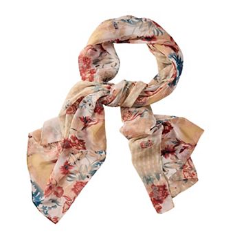 Sharad Floral Chiffon Scarf