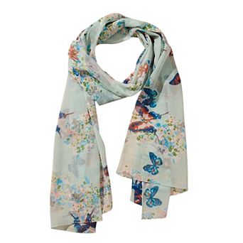 Komal Butterfly Chiffon Scarf