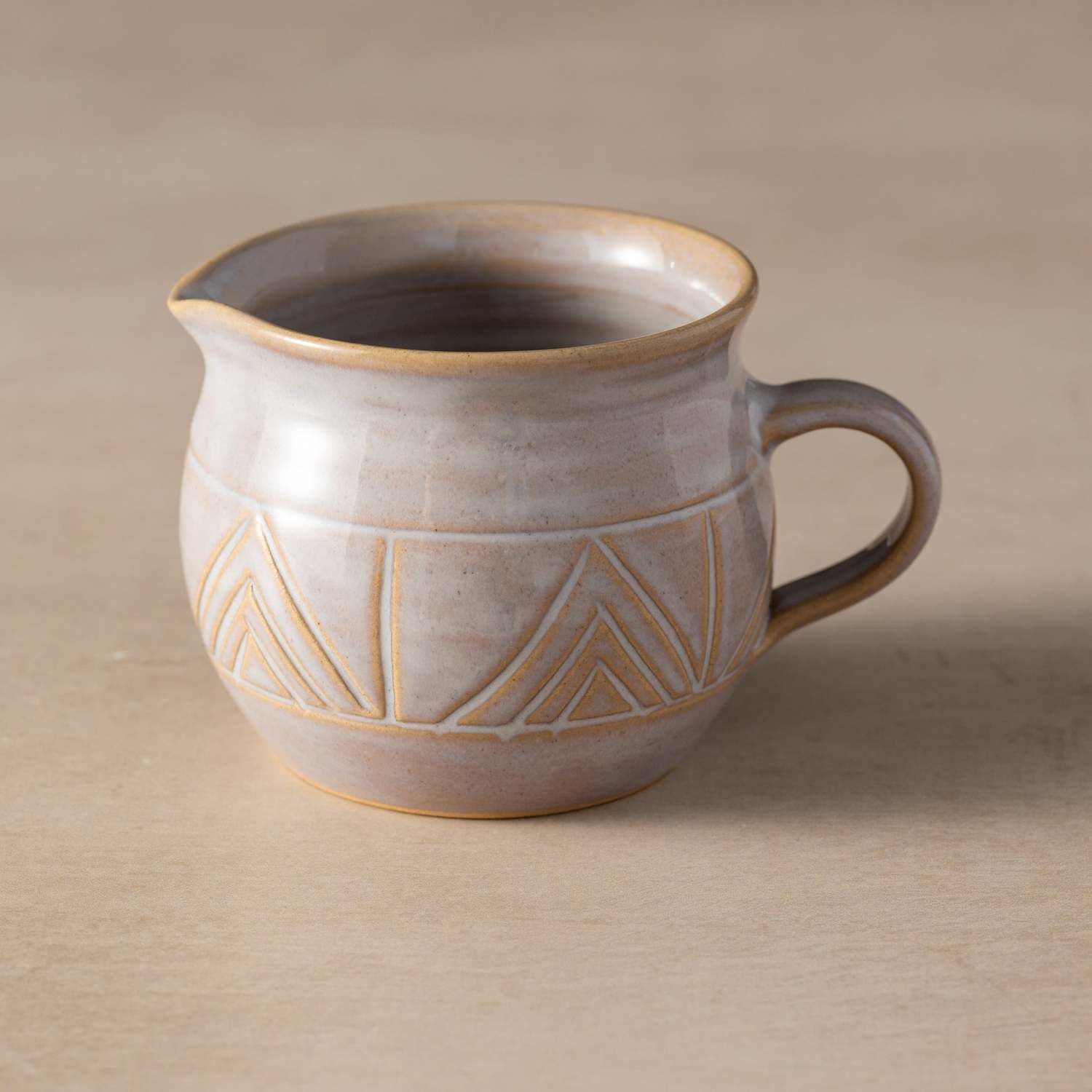 Mountain Peaks Ceramic Cream and Sugar Set - Thumbnail 2