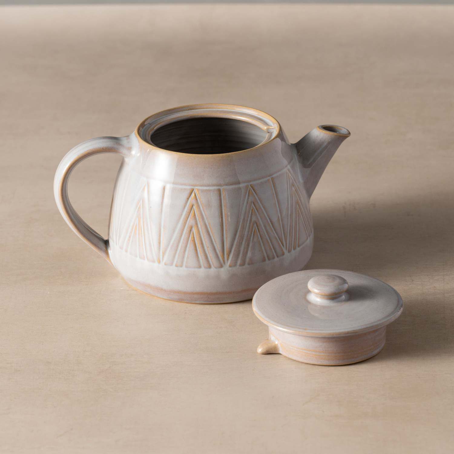 Ten Thousand Villages Mountain Peaks Teapot - Thumbnail 2