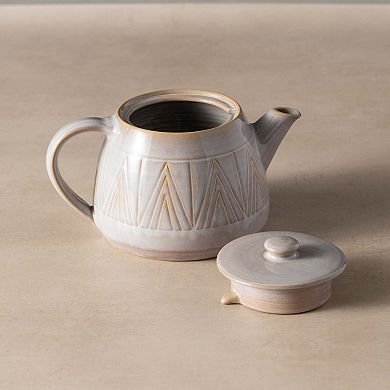 Mountain Peaks Ceramic Teapot