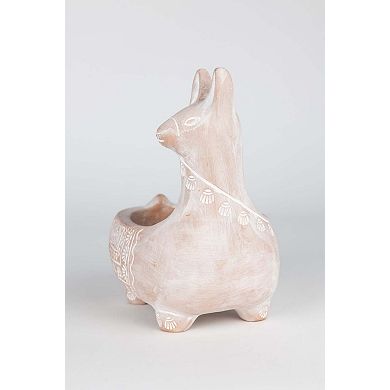 Llama Terracotta Planter