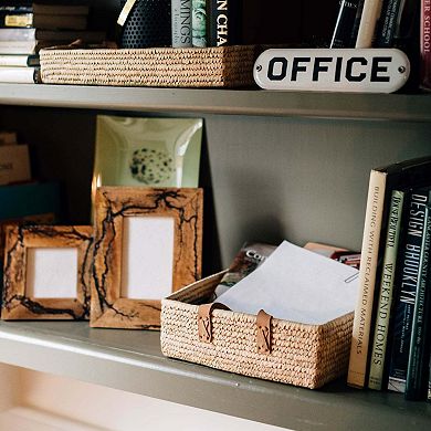 Rectangle Handled Basket