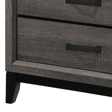 Kings Brand Furniture Ambroise 5 Wood Drawer Chest Dresser for Entryway, Bedroom Storage Organizer