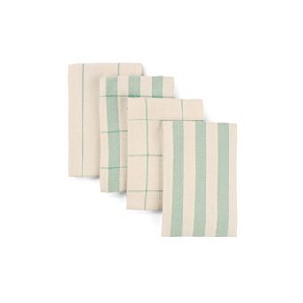 Kitchen Towels - Cotton Flat Weave Set - Set of 4