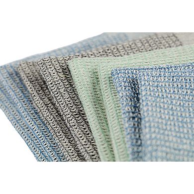 Waffle Weave Dish Cloths, 12" x 12" - Set of 8