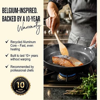 Alva Maestro Nonstick 5-Ply Stainless Steel Frying Pan