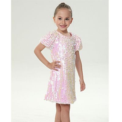pink party dress girl Princess Pink Fluffy Dress: Baby Girl Special Occasion Gown