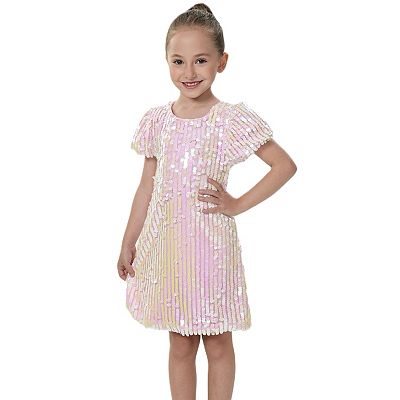 shimmer and shine birthday dress Lola + The Boys Shimmer Stardust Sequin Dress, 6