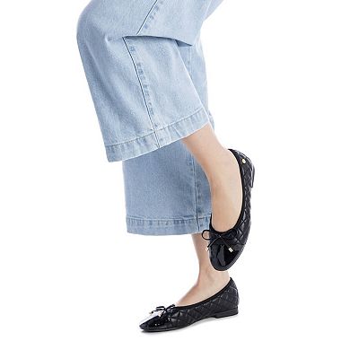 XTI Women's Casual Cap Toe Ballet Flats 144245