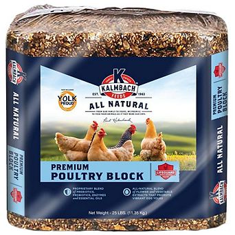 Kalmbach Feeds All Natural Premium Poultry Block - 25 Lbs