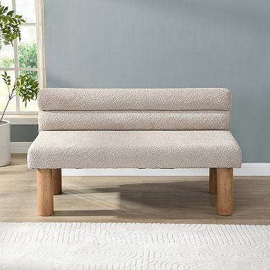 Upholstered Dining Bench, End of Bed for Dining Room, Bedroom, Living Room