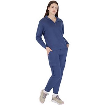 Women’s Cargo Lounge Set Soft Cotton Blend Two-Piece