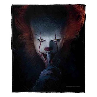 Warner Bros. It Chapter 2 Quiet Down Silk Touch Throw Blanket 50x60 Inches