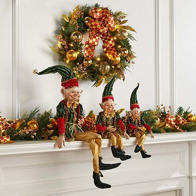 BrylaneHome 38""H Posable Christmas Elf
