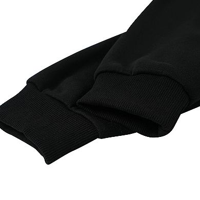 Womens Hooded Fleece Lined Sweatshirt Long Sleeve Zip Up Jacket