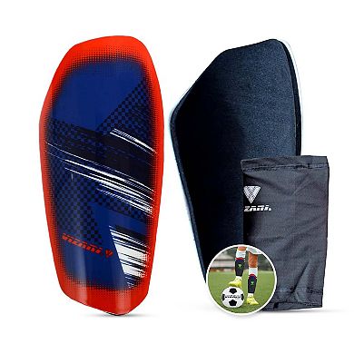 Vizari Aptos Soccer Shin Guards Durable, Lightweight, Breathable, Adjustable for All Ages