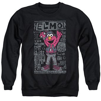 Big & Tall Sesame Street Elmo Graphic Sweatshirt