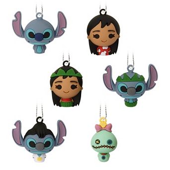 Hallmark Disney’s Lilo & Stitch Shatterproof Christmas Ornament Set of 6