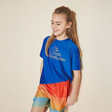 Boys 8-20 Quiksilver Wordblock Volley Swim Bottoms