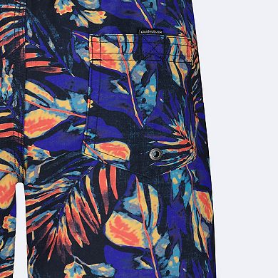 Boys 8-20 Quiksilver Wordblock Volley Swim Bottoms