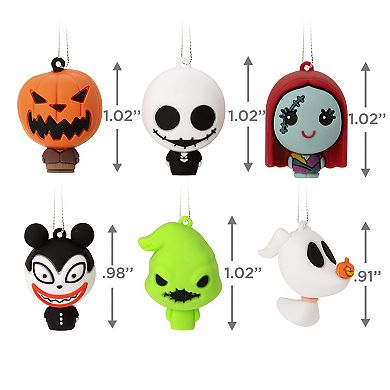 Hallmark Disney’s The Nightmare Before Christmas Shatterproof Christmas Ornament Set of 6