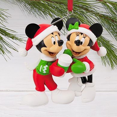 Hallmark Disney’s Mickey & Minnie Sharing Cocoa Christmas Ornament