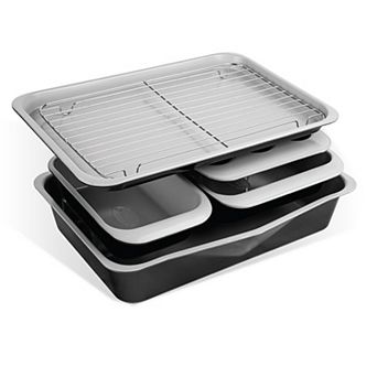 Gotham Steel 6 pc Ceramic Nonstick Stackable Bakeware Set