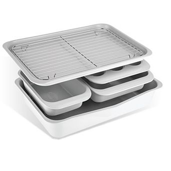 Gotham Steel 6 pc Ceramic Nonstick Stackable Bakeware Set