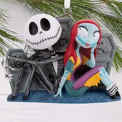 Hallmark Disney’s The Nightmare Before Christmas Jack & Sally With Tombstones Ornament