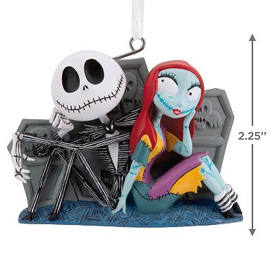 Hallmark Disney’s The Nightmare Before Christmas Jack & Sally With Tombstones Ornament
