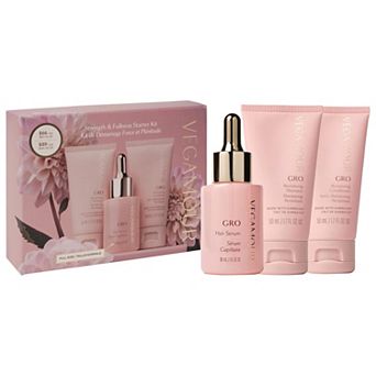 Vegamour GRO Hair Serum and Mini Shampoo and Conditioner Gift Set