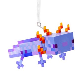 Hallmark Minecraft Blue Axolotl Christmas Ornament