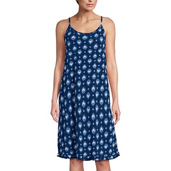 Petite Lands' End Cooling Knee Length Slip Nightgown