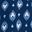 Navy Large Foulard