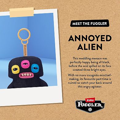 Fuggler Keyring 5-inch Annoyed Alien Plush Toy