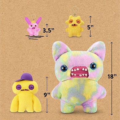 Fuggler Baby Rabid Rabbit Plush Keychain Toy