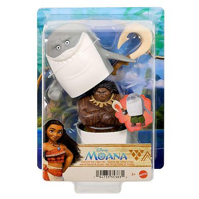 Disney's Moana Shapeshifting Maui Doll with Shark Outfit