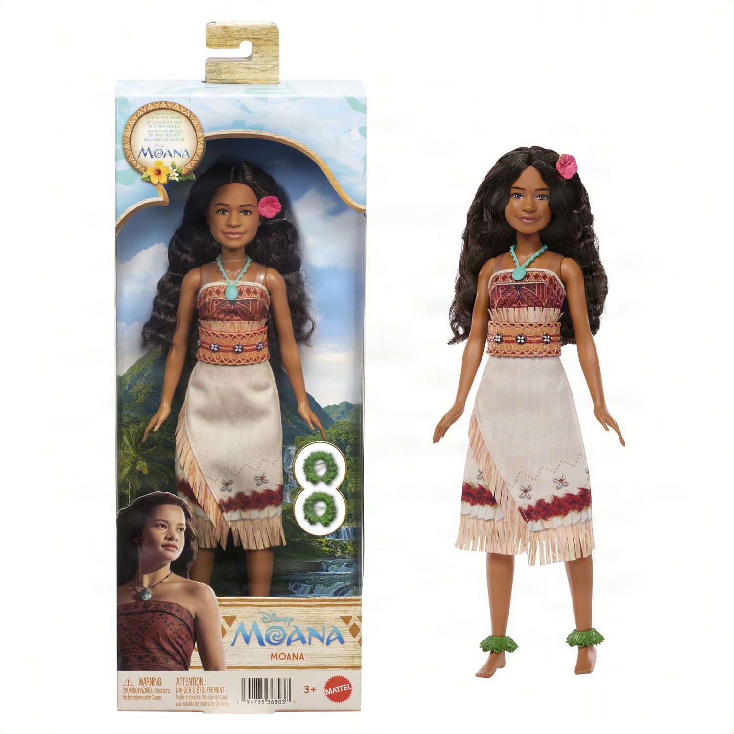 Детские куклы Disney Moana Doll with Removable Fashion & Accessories