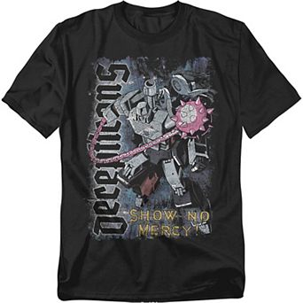 Big & Tall Transformers Show No Mercy Graphic Tee
