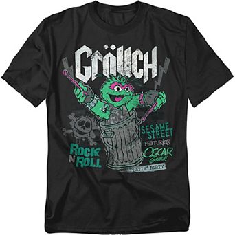 Big & Tall Sesame Street Oscar The Grouch Graphic Tee